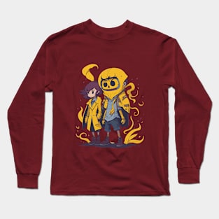 yellow Octopus boy, Octopus Animal Long Sleeve T-Shirt